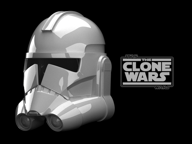 CLONE TROOPER P2 TCW helmet Clone Wars 3D Print 484673