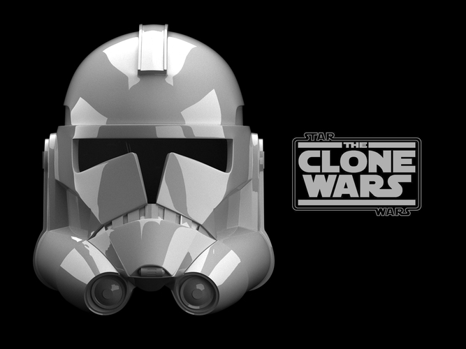 CLONE TROOPER P2 TCW helmet Clone Wars 3D Print 484674