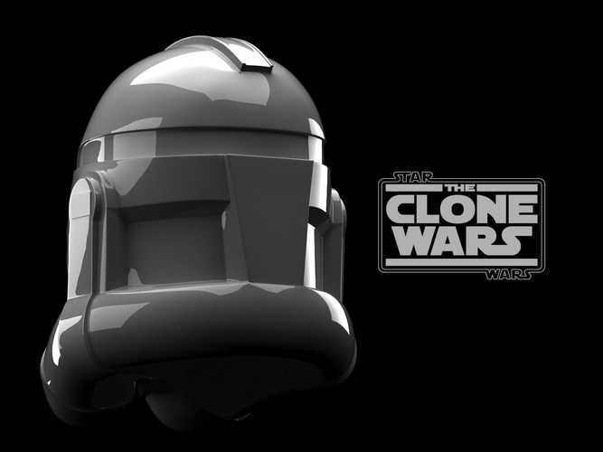 CLONE TROOPER P2 TCW helmet Clone Wars 3D Print 484675