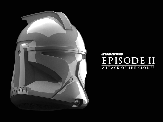 CLONE PHASE 1 HELMET Attack Of the Clones 3D Print 484677