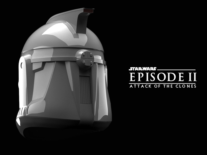 CLONE PHASE 1 HELMET Attack Of the Clones 3D Print 484678