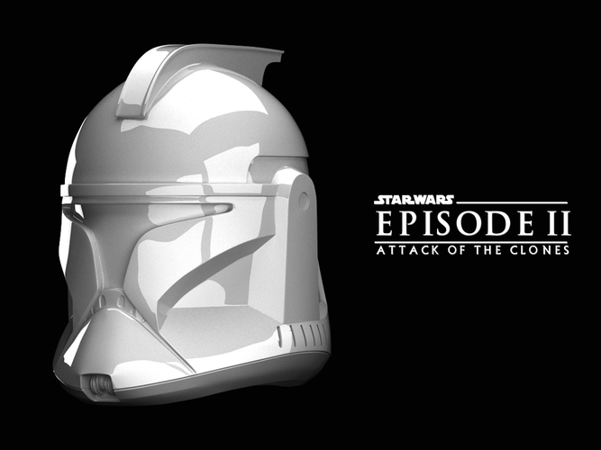 CLONE PHASE 1 HELMET Attack Of the Clones 3D Print 484679