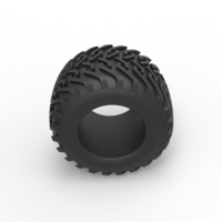 Diecast offroad tire 50 Scale 1:25 - Thumbnail 6