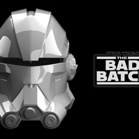 Small ECHO HELMET Bad Batch 3D Printing 484704