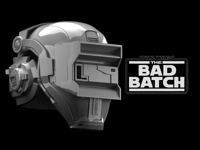 ECHO DROID helmet Bad Batch 3D Print 484715