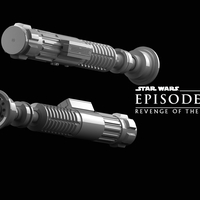 Obi Wan Kenobi LIGHTSABER Revenge of the Sith - Thumbnail 2