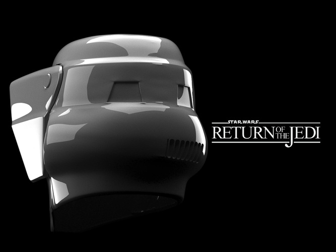 SCOUT TROOPER HELMET 3D Print 484767