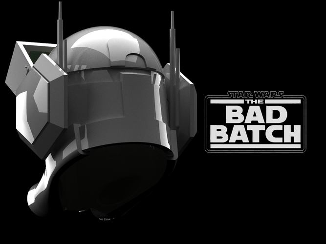 TECH HELMET The Bad Batch 3D Print 484785