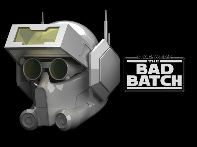 TECH HELMET The Bad Batch 3D Print 484786