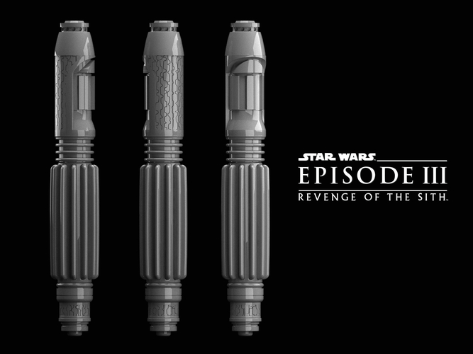 MACE WINDU LIGHTSABER 3D Print 484793