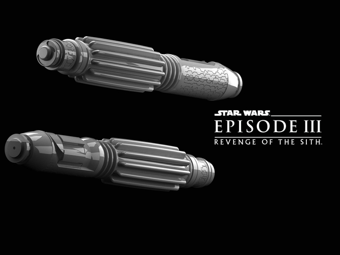 MACE WINDU LIGHTSABER 3D Print 484794