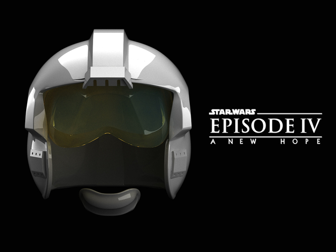 XWING PILOT HELMET 3D Print 484799