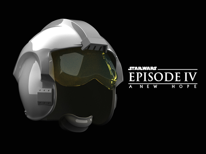 XWING PILOT HELMET 3D Print 484800