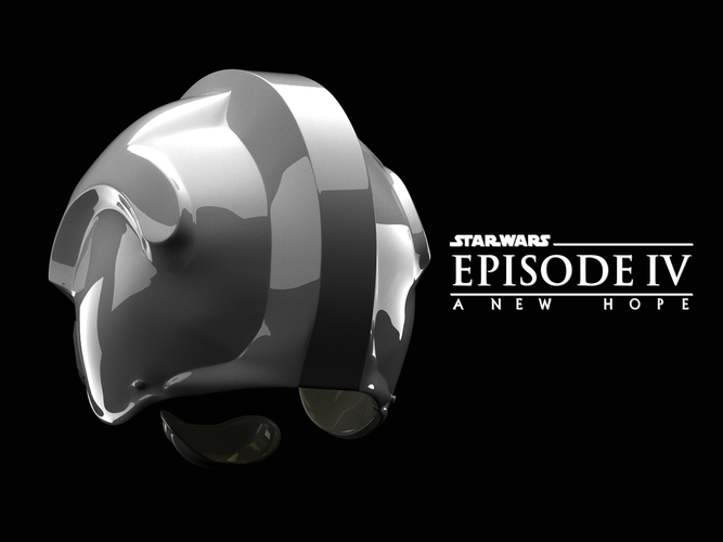 XWING PILOT HELMET 3D Print 484801