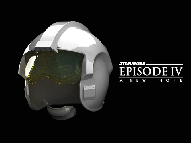 XWING PILOT HELMET 3D Print 484802