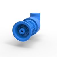 Diecast Jet engine 7 Scale 1:25 - Thumbnail 3