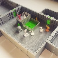 Small Wayfarer Modular Scifi Gaming Tiles: Core Set 3D Printing 48486