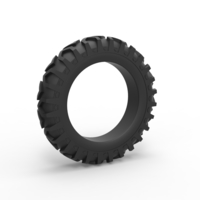 Tractor tire 6 Scale 1:25 - Thumbnail 1