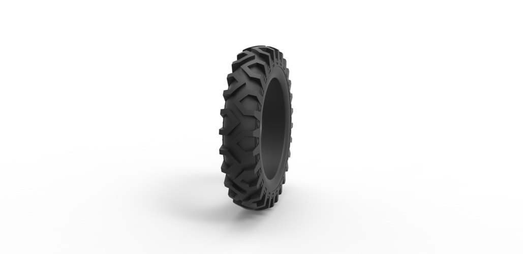 Tractor tire 6 Scale 1:25 3D Print 484879