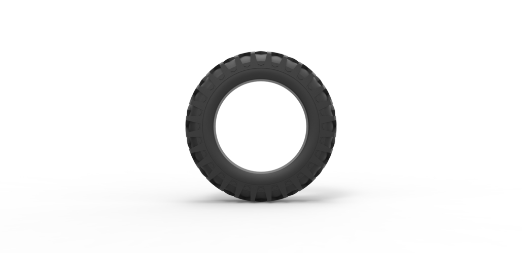 Tractor tire 6 Scale 1:25 3D Print 484881