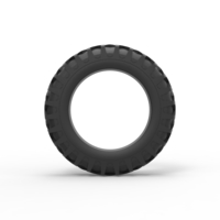 Tractor tire 6 Scale 1:25 - Thumbnail 5