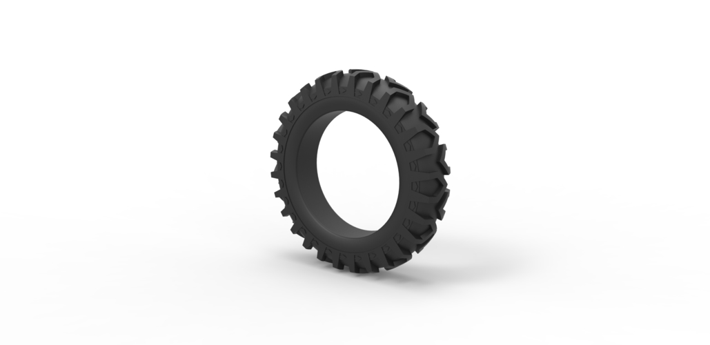 Tractor tire 6 Scale 1:25 3D Print 484883