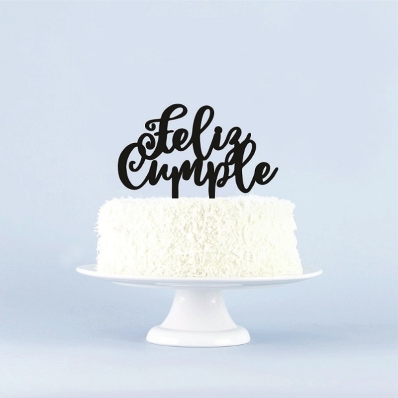 CAKE TOPPER FELIZ CUMPLE!