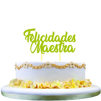 FELICIDADES MAESTRA CAKE TOPPER - Thumbnail 2