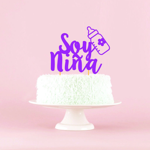 SOY NIÑA CAKE TOPPER 3D Print 484896