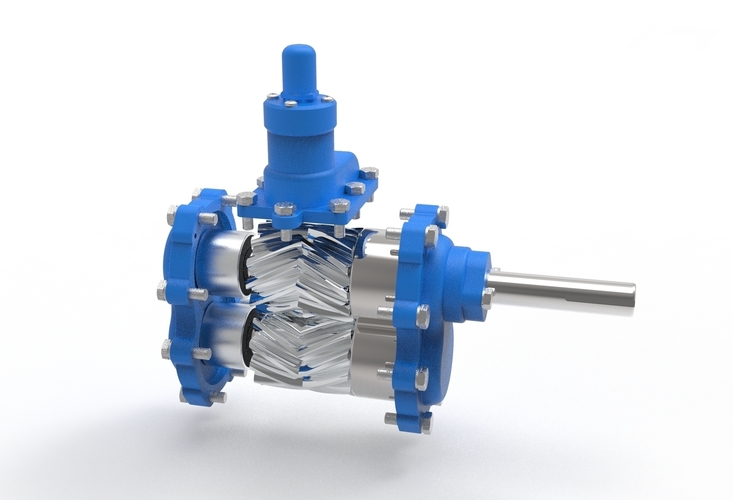 hydraulic gear pump 3D Print 484999