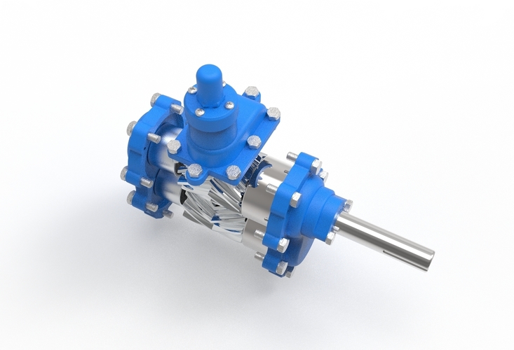 hydraulic gear pump 3D Print 485000