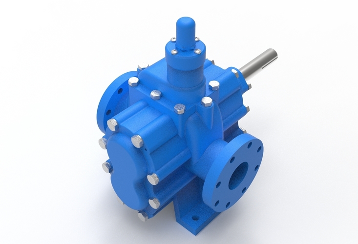 hydraulic gear pump 3D Print 485010