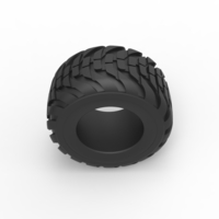 Offroad tire 52 Scale 1:25 - Thumbnail 6