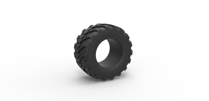Offroad tire 53 Scale 1:25