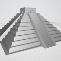 Small Chichén Itzá Temple 3D Printing 485083