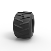 Old school pulling truck tire 2 Scale 1:25 - Thumbnail 3