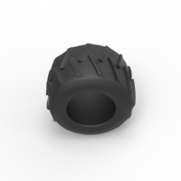 Old school pulling truck tire 2 Scale 1:25 - Thumbnail 6