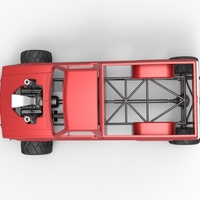 Old school pulling truck 4wd Scale 1:25 - Thumbnail 9