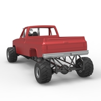 Old school pulling truck 4wd Scale 1:25 - Thumbnail 11