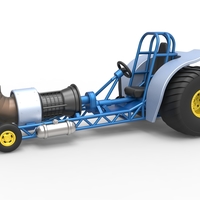 Mini Rod pulling tractor with jet engine 2 Scale 1:25 - Thumbnail 1