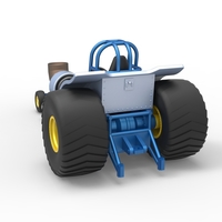 Mini Rod pulling tractor with jet engine 2 Scale 1:25 - Thumbnail 11