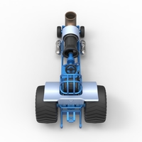 Mini Rod pulling tractor with jet engine 2 Scale 1:25 - Thumbnail 12