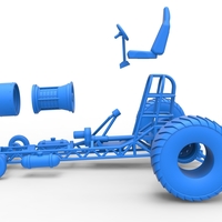 Mini Rod pulling tractor with jet engine 2 Scale 1:25 - Thumbnail 17