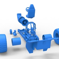 Mini Rod pulling tractor with jet engine 2 Scale 1:25 - Thumbnail 20