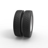 2 Hole rear double wheel 1:25 - Thumbnail 3