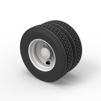 2 Hole rear double wheel 1:25 - Thumbnail 7