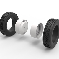 2 Hole rear double wheel 1:25 - Thumbnail 9