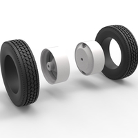 2 Hole rear double wheel 1:25 - Thumbnail 10