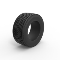 Super single semi tire Scale 1:25 - Thumbnail 2