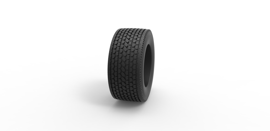 Diecast Super single semi tire Scale 1:25 3D Print 485282